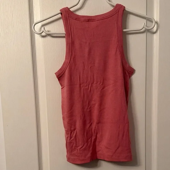 Levi’s Pink Ribbed Tank Top - Picture 4 of 6